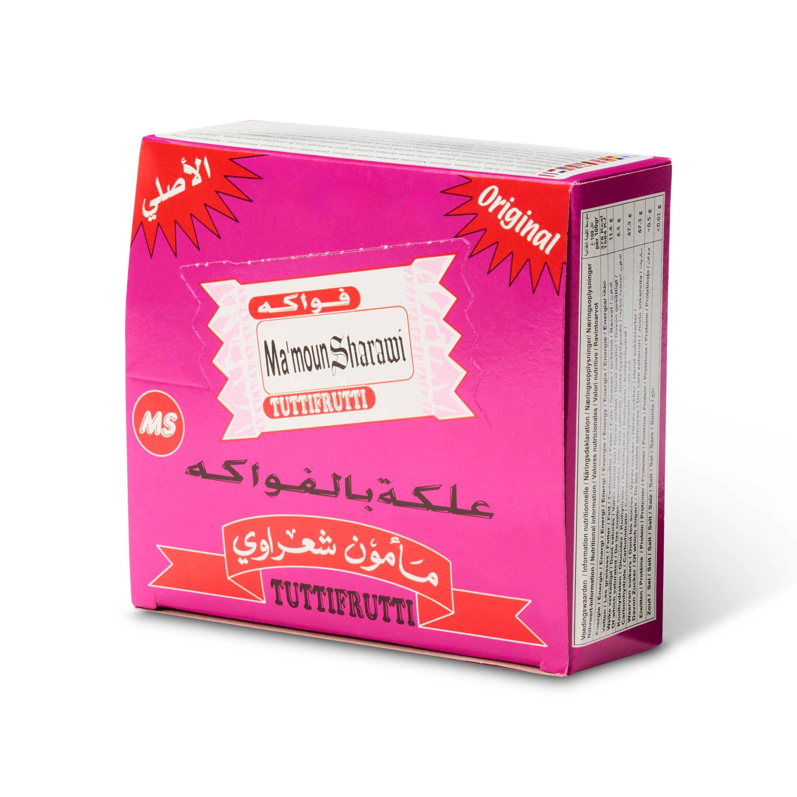 1606-scaled Sharawi Chewing Gum Fruit Flavor 210g - Image 1